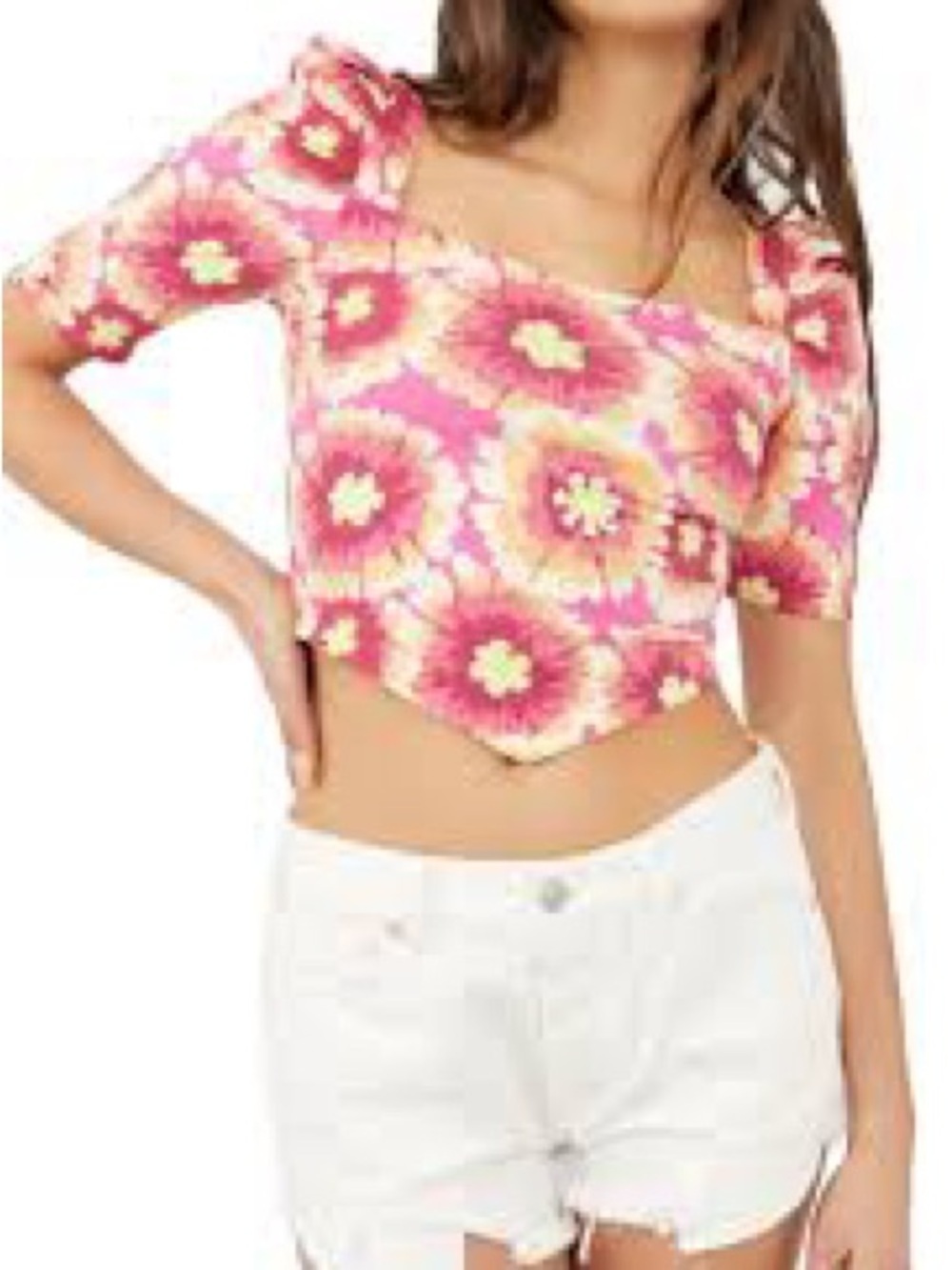 Free People Women's Give Me More Crop -Pop Combo